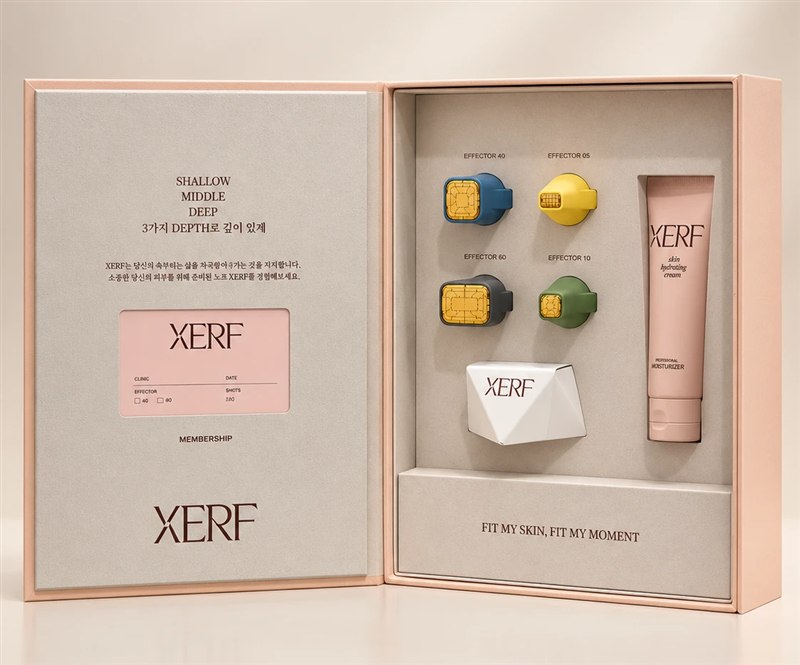 Genuine Xerf tips (effectors) in their kit box
